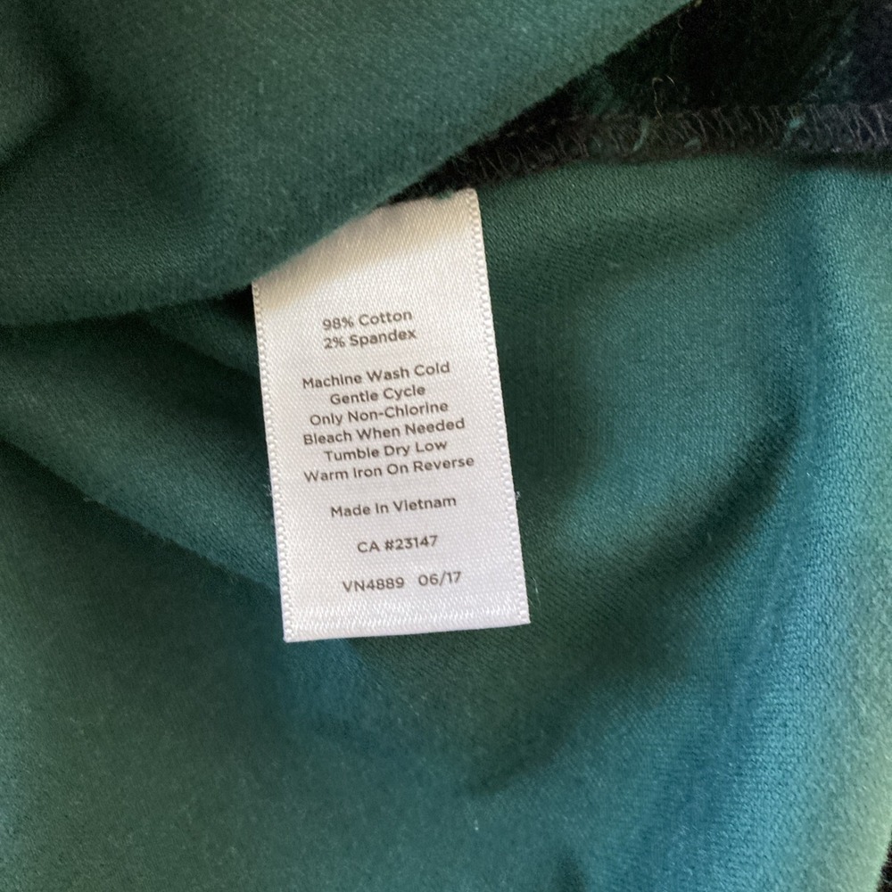 TALBOTS Blackwatch Tartan Plaid Velveteen A-Line Skirt Sz 6 Ruffle Trim Pockets - Picture 11 of 11